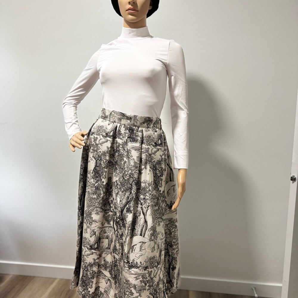 Elegant Printed Skirt ONLY